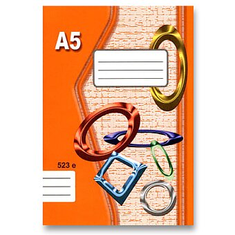 Obrázek produktu Školní sešit EKO 523 - A5, linkovaný 12 mm, 20 listů