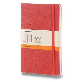 Obrázek produktu Zápisník Moleskine - tvrdé desky - L, linkovaný, oranžový