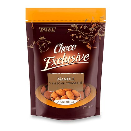 Obrázek produktu Mandle v mléčné čokoládě se skořicí - 175 g