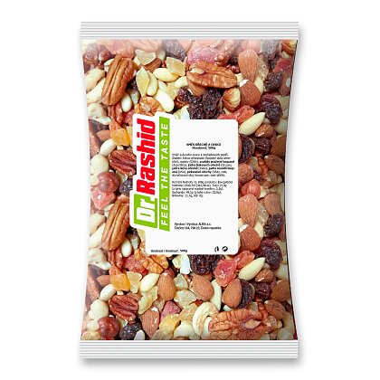 Obrázok produktu DrRashid - zmes orechov a ovocia - natural, 500 g