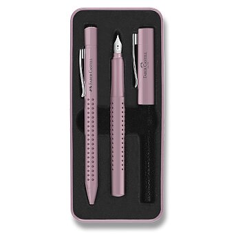 Obrázek produktu Faber-Castell Grip 2010 Rose Shadows - sada plnicí pero a kuličková tužka