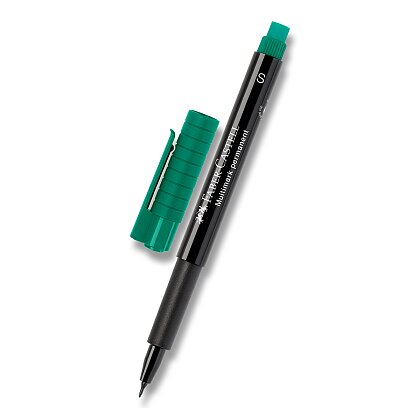 Obrázok produktu Faber-Castell OHP Marker 1523 S - permanentný popisovač - zelený