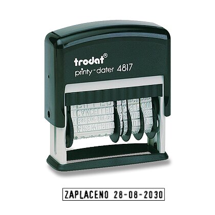 Obrázok produktu Textová pečiatka TRODAT 4817