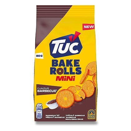 Obrázek produktu Tuc mini Bake Rolls - slané krekry - Barbecue, 80 g