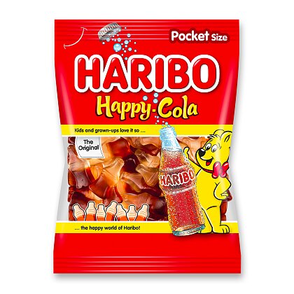 Obrázok produktu Haribo - Želé cukrovinka - Happy - Cola, 100 g