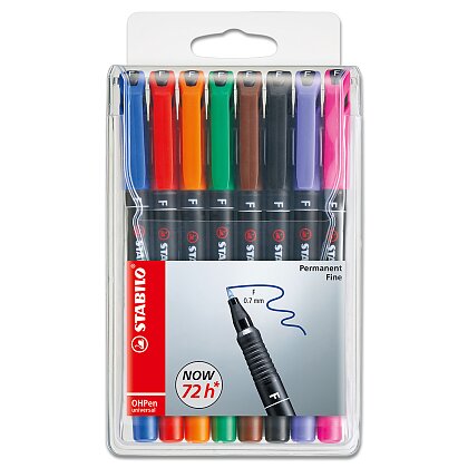 Obrázek produktu STABILO OHPen universal 842 Fine - permanentní popisovač - sada 8 barev