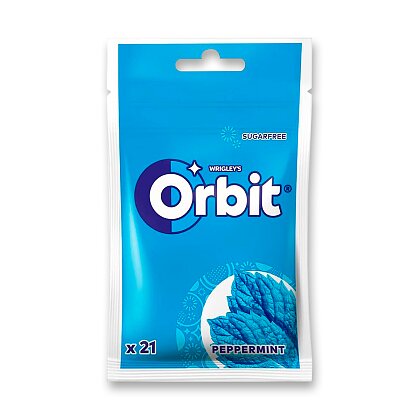 Product image Orbit Peppermint - chewing gum - bag, 21 pcs.