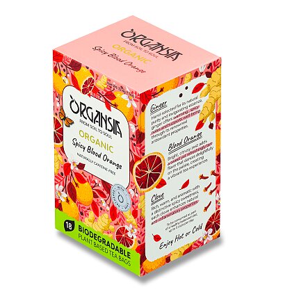 Product image Organsia Bio Spicy Blood Orange - bylinný čaj - 18 ks
