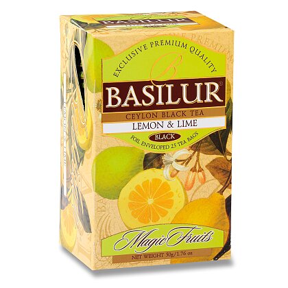 Obrázek produktu Basilur Ceylon Black Tea - černý čaj - citron a limetka, 25 ks
