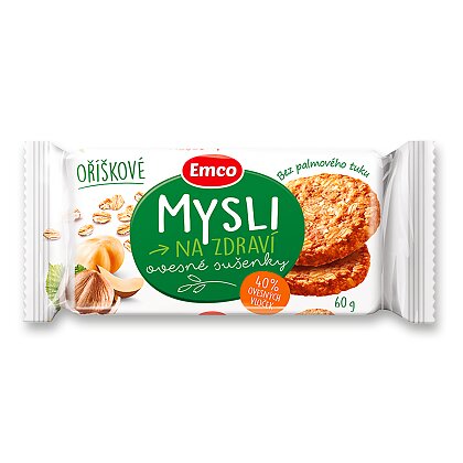 Obrázok produktu Emco - müsli sušienky - 60 g, oriešok