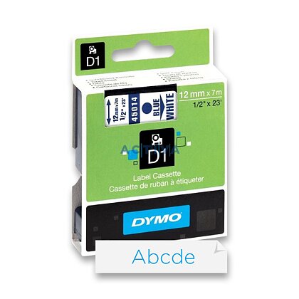 Obrázek produktu Dymo D1  S0720540 - originální polyesterová páska - 12 mm × 7 m, modro-bílá
