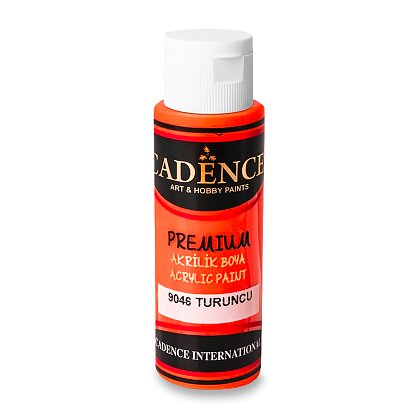Obrázek produktu Cadence Premium - akrylové barvy - 70 ml, oranžová