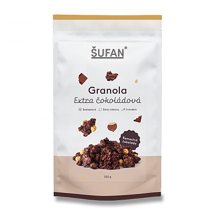 Obrázek produktu Šufan - granola extra čokoládová - 350 g