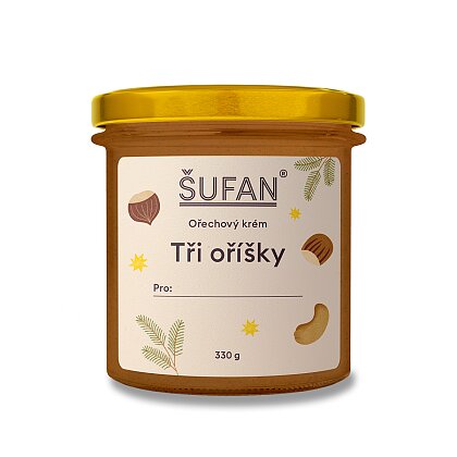 Obrázok produktu Šufan Tri oriešky - orieškový krém - 330 g