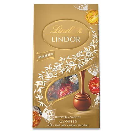 Obrázek produktu čokoládové pralinky Lindor Assorted, 137 g