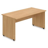 Hobis GATE GS 1600 - kancelářský stůl - 160 cm, dub / dub