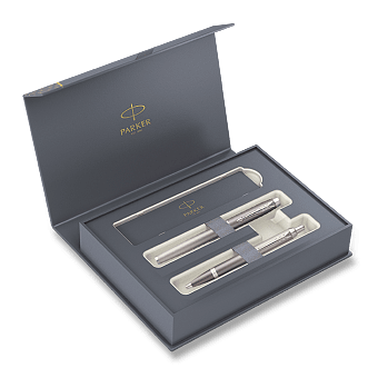 Obrázek produktu Parker IM Writing Rituals Grey CT - darčeková súprava plniace pero a guľôčkové pero