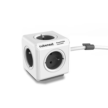 Obrázek produktu Cubenest PowerCube Extended- rozbočovací zásuvka - 1,5 m, šedá