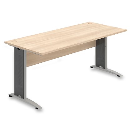 Obrázek produktu Hobis CROSS CS 1800 - kancelářský stůl - 180 cm, akát / akát / 200 šedá