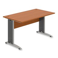 Hobis CROSS CS 1400 - kancelářský stůl - 140 cm, třešeň / třešeň / 200 šedá