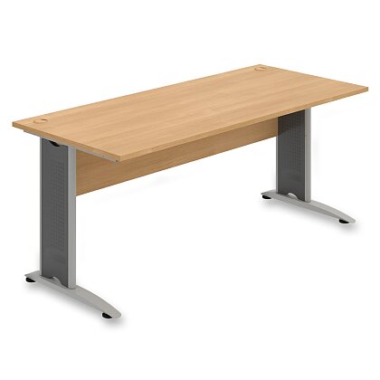 Obrázek produktu Hobis CROSS CS 1800 - kancelářský stůl - 180 cm, dub / dub / 200 šedá