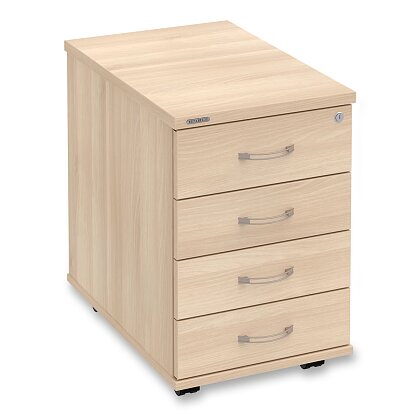 Obrázek produktu Hobis K 34 C N - kontejner - 4 zásuvky, 400 x 600 x 600 mm, akát / akát / USN