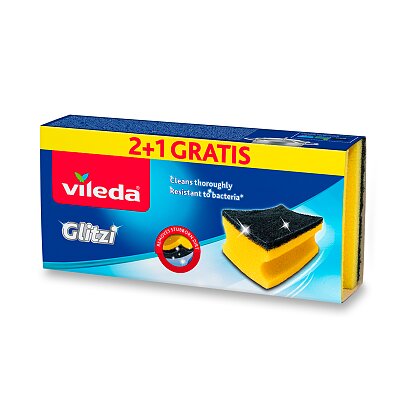 Obrázok produktu Vileda Glitzi - hubka na riad - 2 + 1 ks