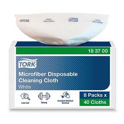 Obrázok produktu Tork - jednorazová utierka - 295 x 340 mm, 40 ks