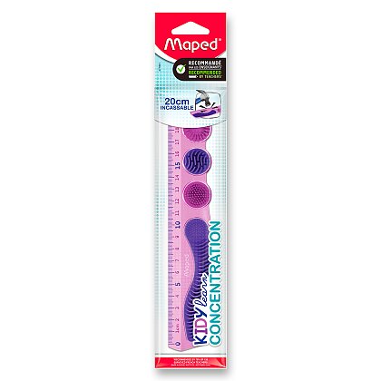 Obrázok produktu Maped Kidy Learn Concentration - pravítko - 20 cm, ružové