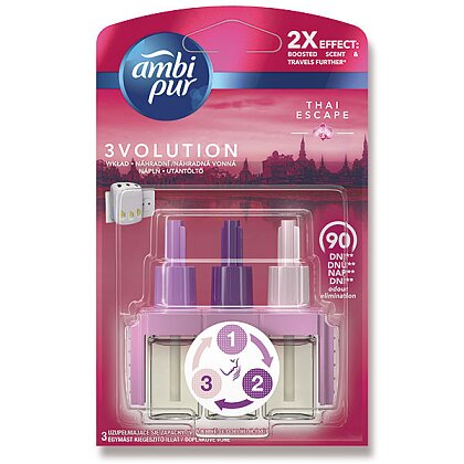 Product image Ambi Pur 3Volution - refill for the el. powered air freshener - Thai Orchid, 3 × 20 ml