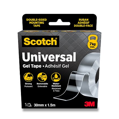Product image Scotch Universal - univerzální oboustranná nano páska - transparentní, 30 mm x 1,5 m
