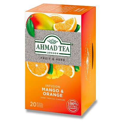 Obrázok produktu Ahmad Tea - ovocný čaj - mango a pomaranč