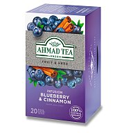 Ahmad Tea - ovocný čaj - čučoriedka a škorica