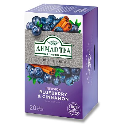 Obrázek produktu Ahmad Tea - ovocný čaj - borůvka a skořice