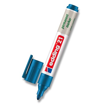 Obrázok produktu Edding 21 EcoLine - permanentný popisovač - modrý