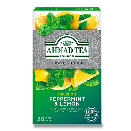 Obrázok produktu Ahmad Tea - ovocný čaj - mäta a citrón