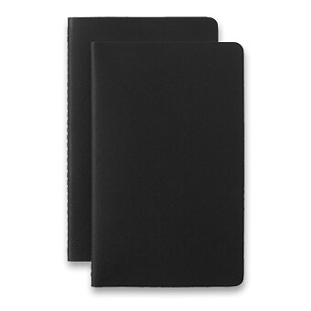 Obrázek produktu Sešity Moleskine Smart 22 - měkké desky - L, linkované, 2 ks, černé