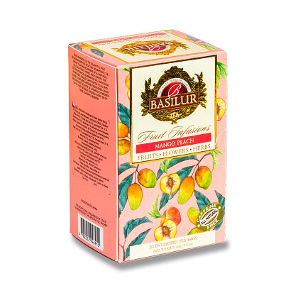 Obrázok produktu Basilur Fruit Infusions - ovocný čaj - mango a broskyňa