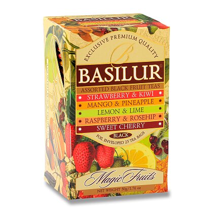 Product image Basilur - black tea - Magic fruits, 20 x 2 g