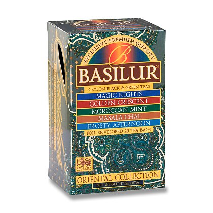 Obrázok produktu Basilur - zmes čiernych a zelených čajov - Orient Assorted
