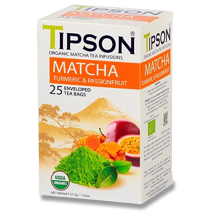 Obrázek produktu Tipson - bylinný čaj - BIO Matcha kurkuma & mučenka
