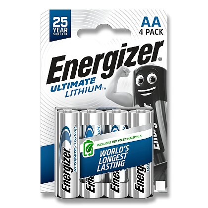 Obrázek produktu Energizer Ultimate Lithium - lithiové baterie - AA, 4 ks