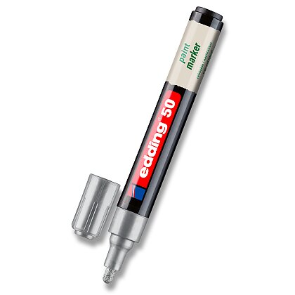 Obrázok produktu Edding 50 EcoLine - lakový popisovač - strieborný