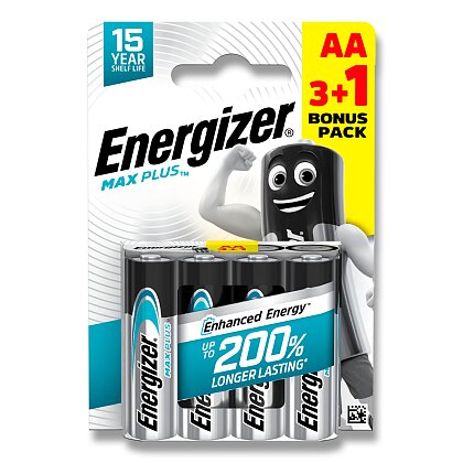 Obrázok produktu Energizer Max Plus - alkalická batéria - AA, 3+1 ks