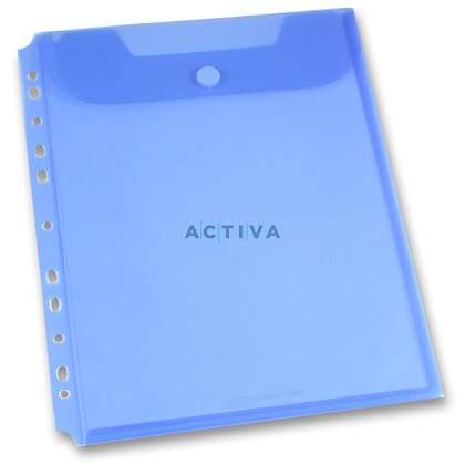 Obrázok produktu Foldermate Clear Binder Carry File - zakladací obal - A4, modrý