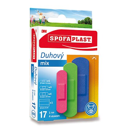 Obrázek produktu 3M Spofaplast - náplasti - duhový mix