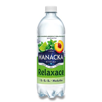 Obrázek produktu Hanácká kyselka Relaxace - ochucená minerální voda - meduňka, 700 ml