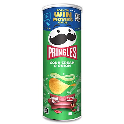 Obrázek produktu Pringles - slané snacky - Smetana a cibule, 165 g