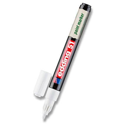 Obrázok produktu Edding 51 EcoLine - lakový popisovač - biely