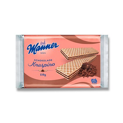 Obrázok produktu Manner Kruspino - oplátky s náplňou - čokoláda, 110 g